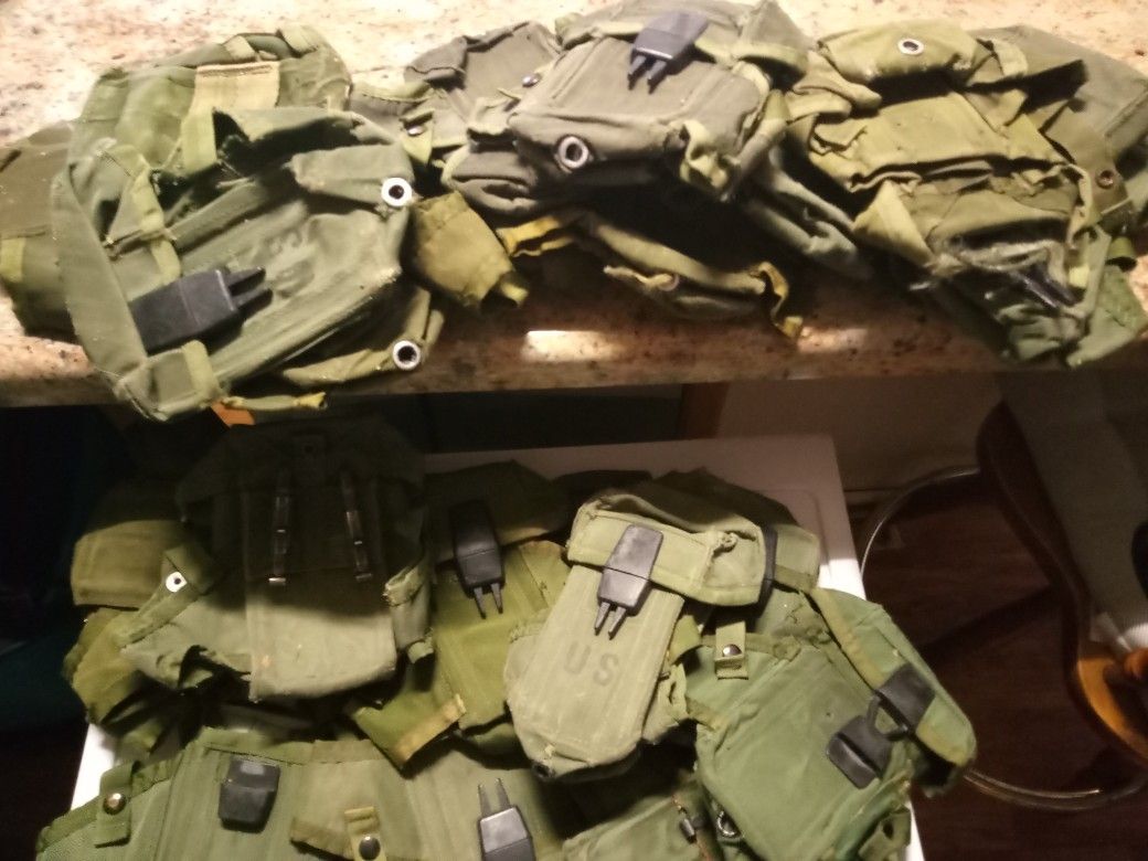 US Military Issued Alice Clips W/ Buckle