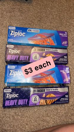 Ziplock heavy duty gallon bags