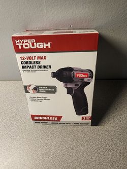 12 volt max cordless impact driver New in box.