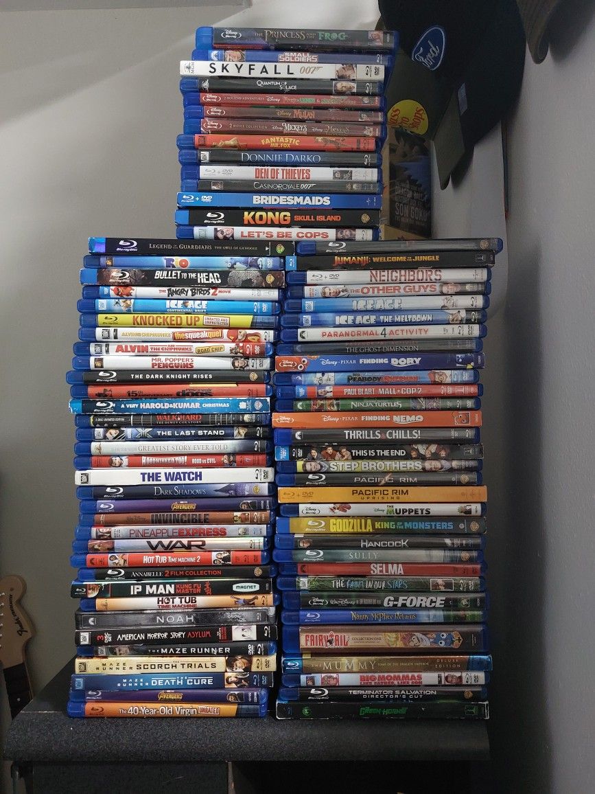 Blurays $2 Each
