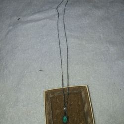 Sterling Silver Turquoise Necklace