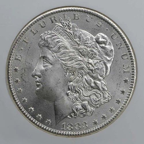 1883-CC Uncirculated Morgan Silver Dollar Carson City $1