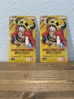 One Piece Card Game Booster Packs x2