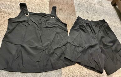 Tank Top and Shorts Two-Piece Set