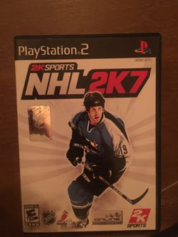 Sony ps2 nhl 2k7