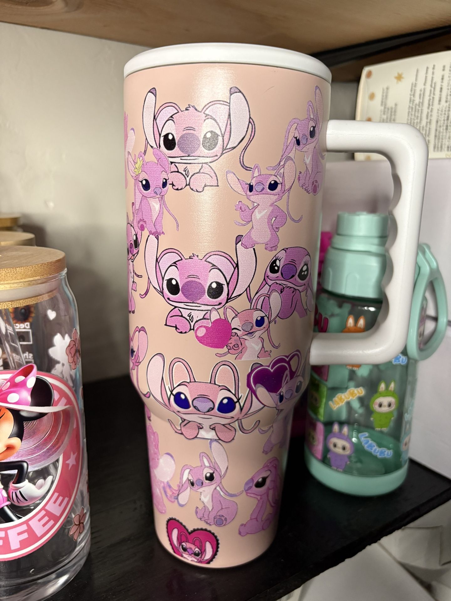 Stitch Thermo Cup 🩷💜🤍