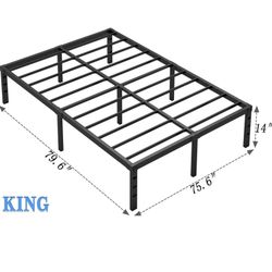 Metal Bed Frame,King Size Bed Frame