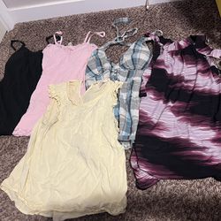 Like new size small women's and (juniors size small and medium) tank tops and t-shirts!
