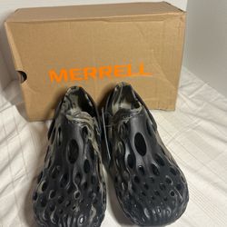 Merrell Hydro Moc Black Brindle Women’s Size 10 Slip On Water Shoes Sandals NEW
