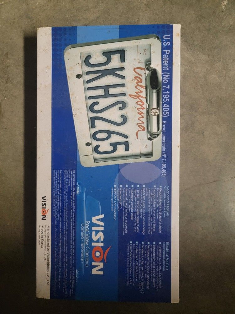 Rear View Camera License Plate
