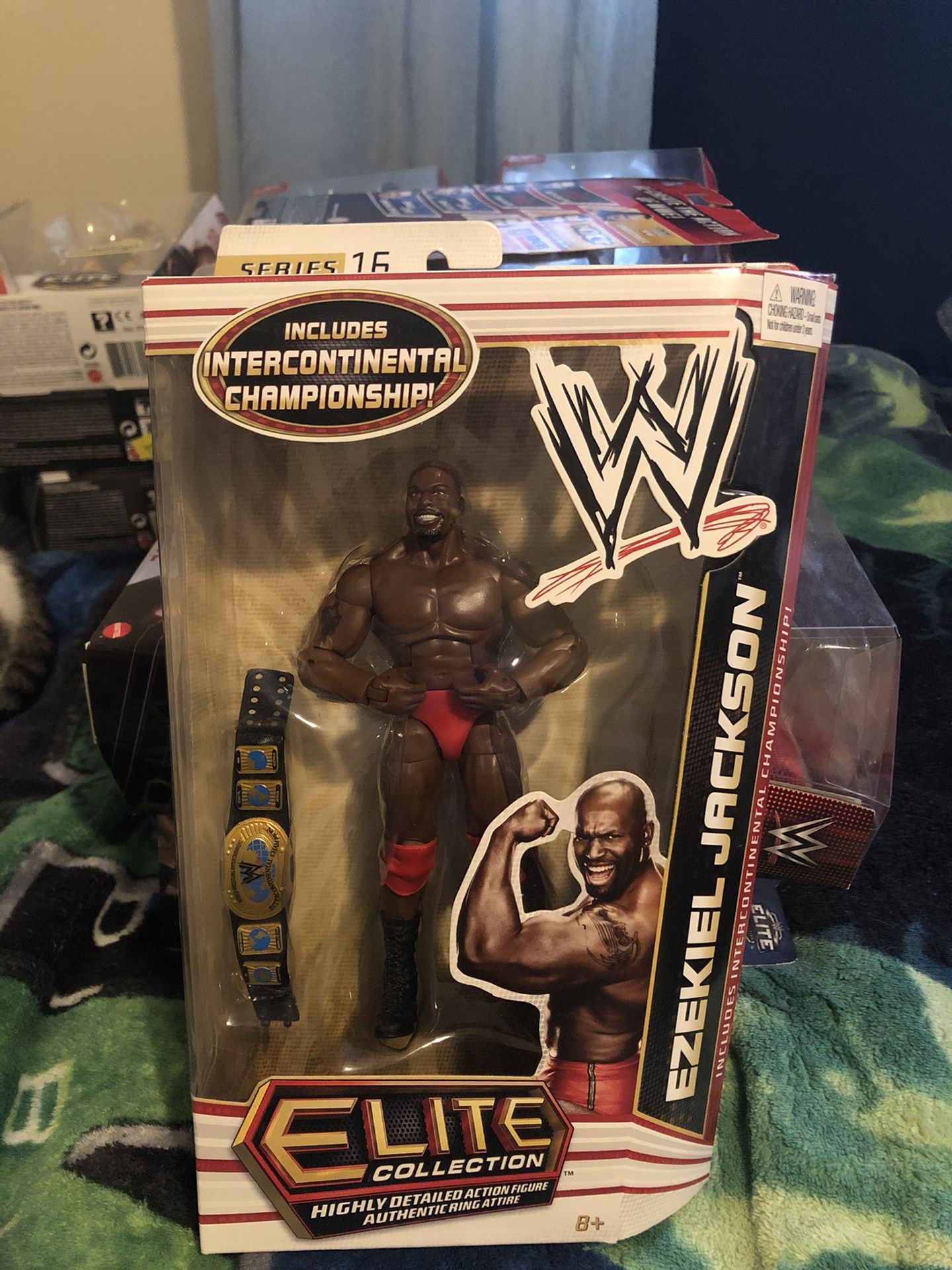 WWE MATTEL Elite Collection Series 16 Ezekiel Jackson Figure Belt RARE MOC