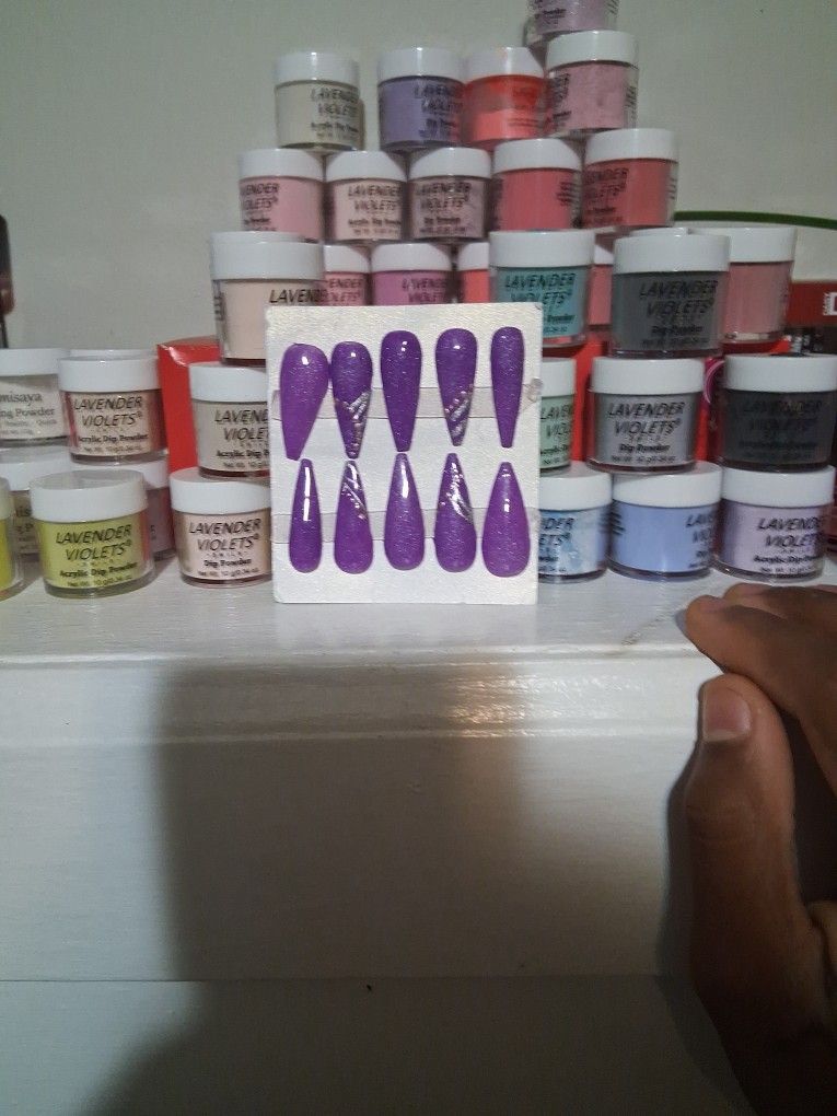 Purple Nails