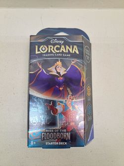 Disney Lorcana Rise of The Floodborn Starter Deck Amber & Sapphire