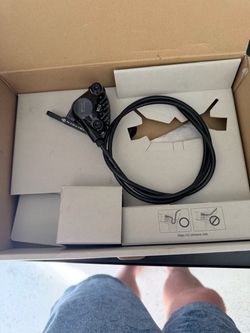 Shimano Front disc brake caliper.