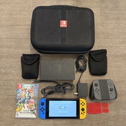 Nintendo switch + extras