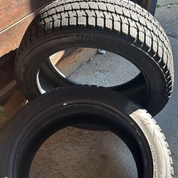 2 Bridgestone Almost Full Tread Winter Tires 225/50/r18