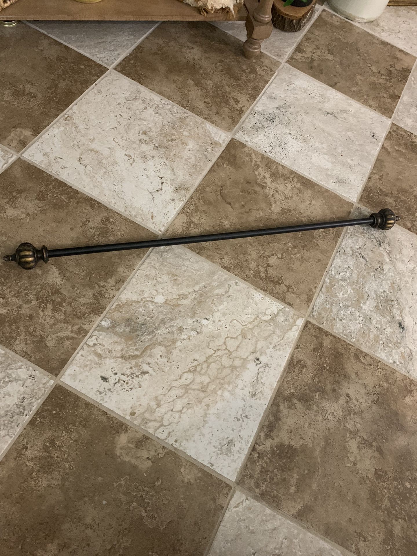 43-78” curtain rod