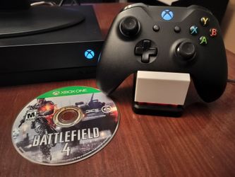 Xbox One X 1TB Bundle - Controller, Audio-Technica Dock, Game (WIPED/READY)