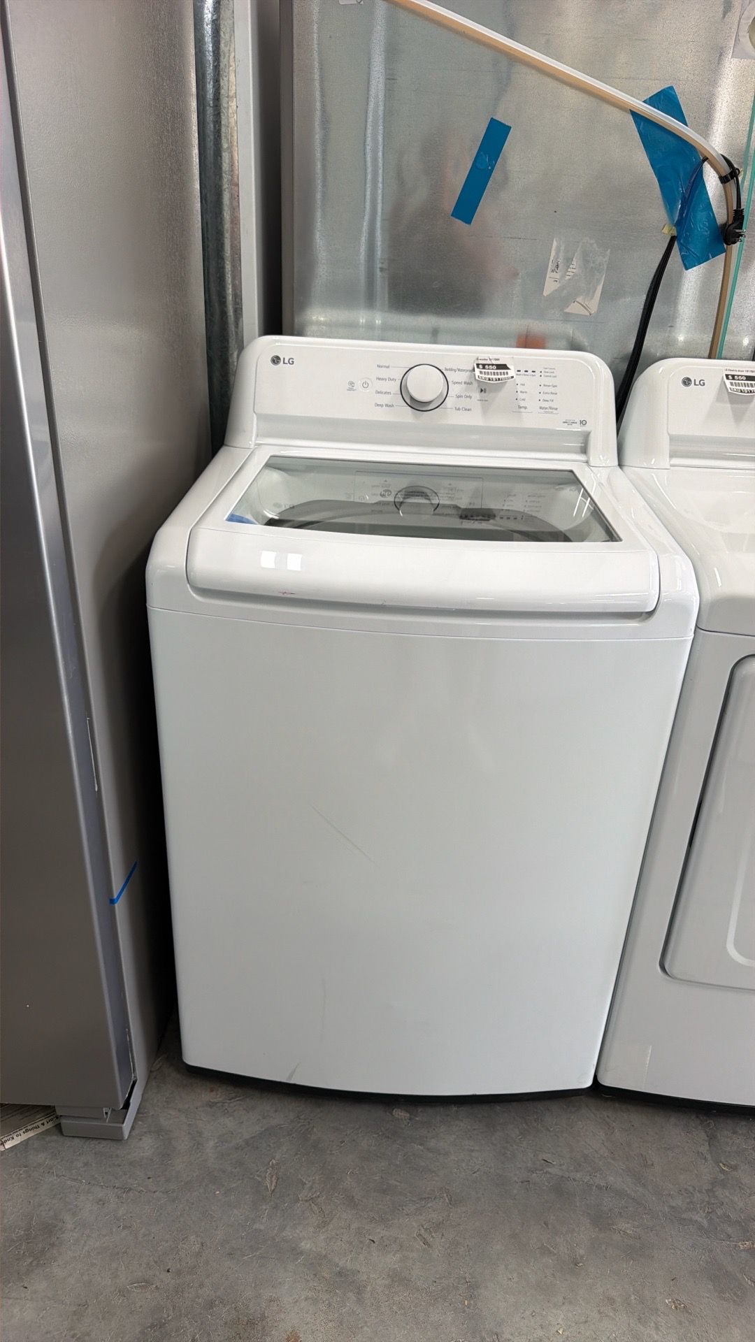 New LG washer and electric dryer