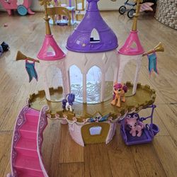 Little Pony Friendship Castle playset.