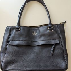 Kate Spade Black Leather Tote
