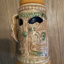 Vintage Japanese Ceramic Beer Stein Japan