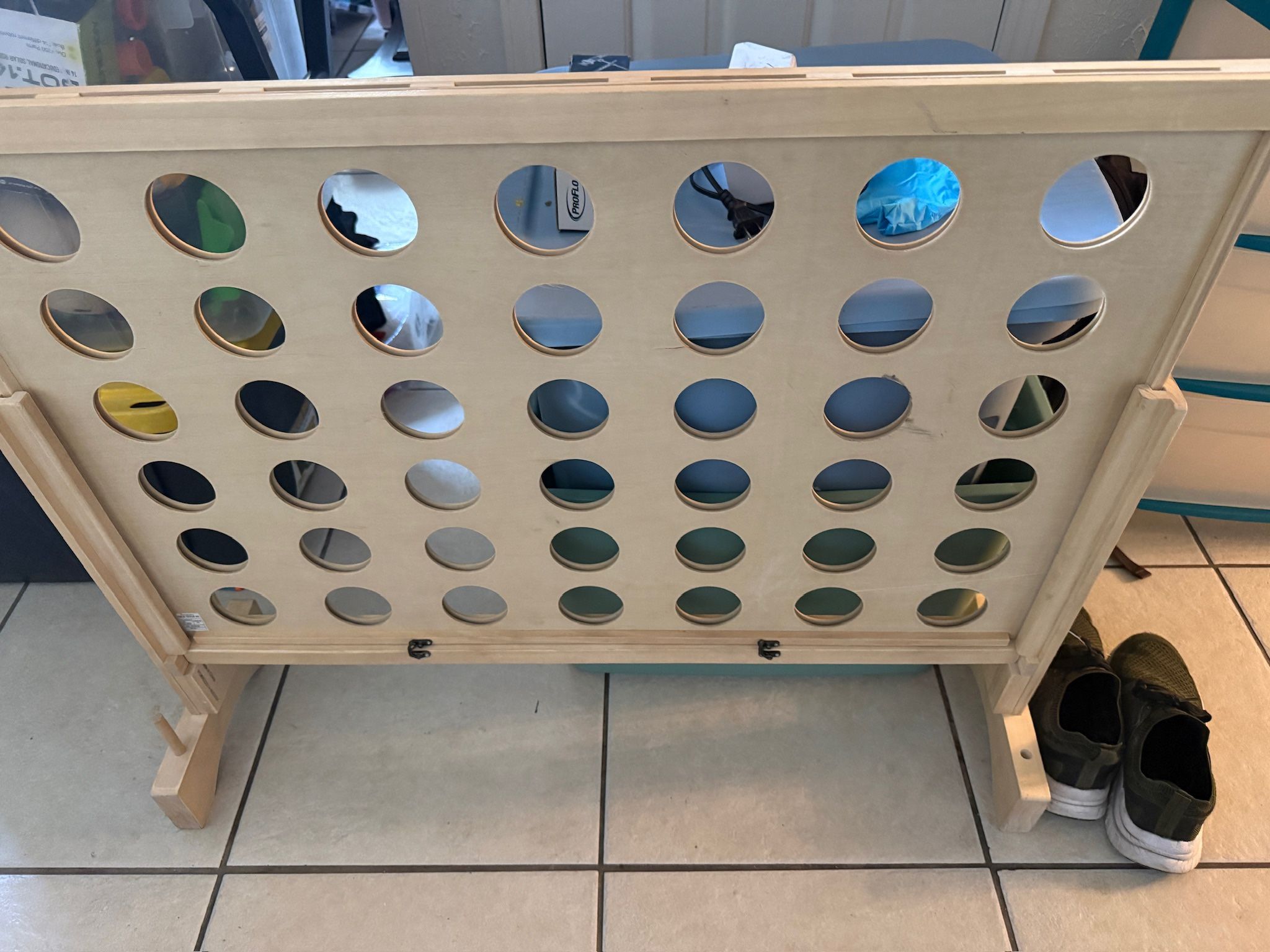 Giant Wooden Connect 4 Game – Missing Pieces