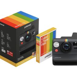 Polaroid - Gen 3 Instant Camera + Color Film Bundle (8 Photos) + i-Type Color Film (40 Sheets) 