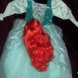 Little Mermaid Dress And Wig