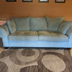 Light Blue Sofa