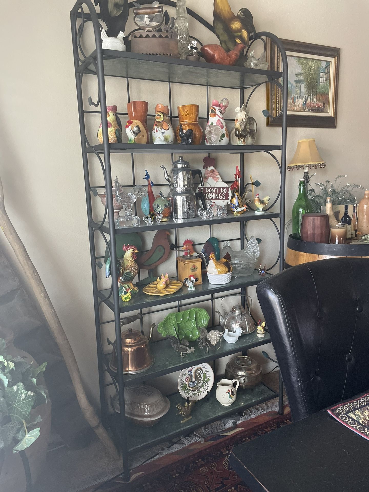 Marble And Hand Forged Wrought Iron Shelf From Turkey