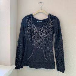 Bejeweled Hooded Sweater