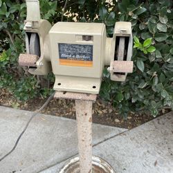 5” Bench Grinder With Stand