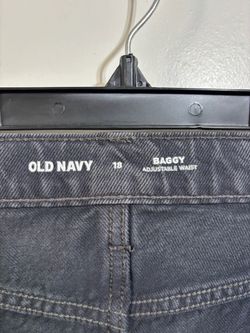 Old Navy Baggy Jeans Size 18 Adjustable Waist