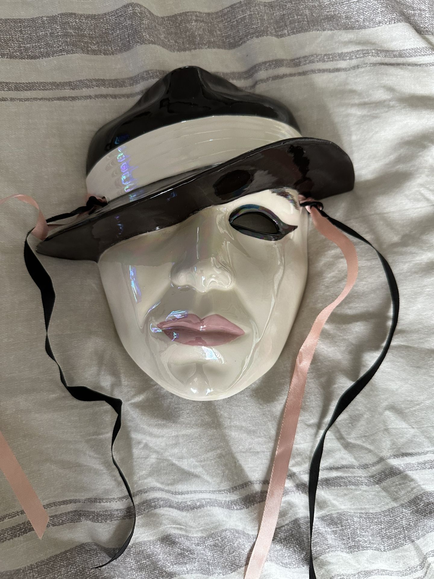 Original Faces By LD, Key West Florida Ceramic Face Mask