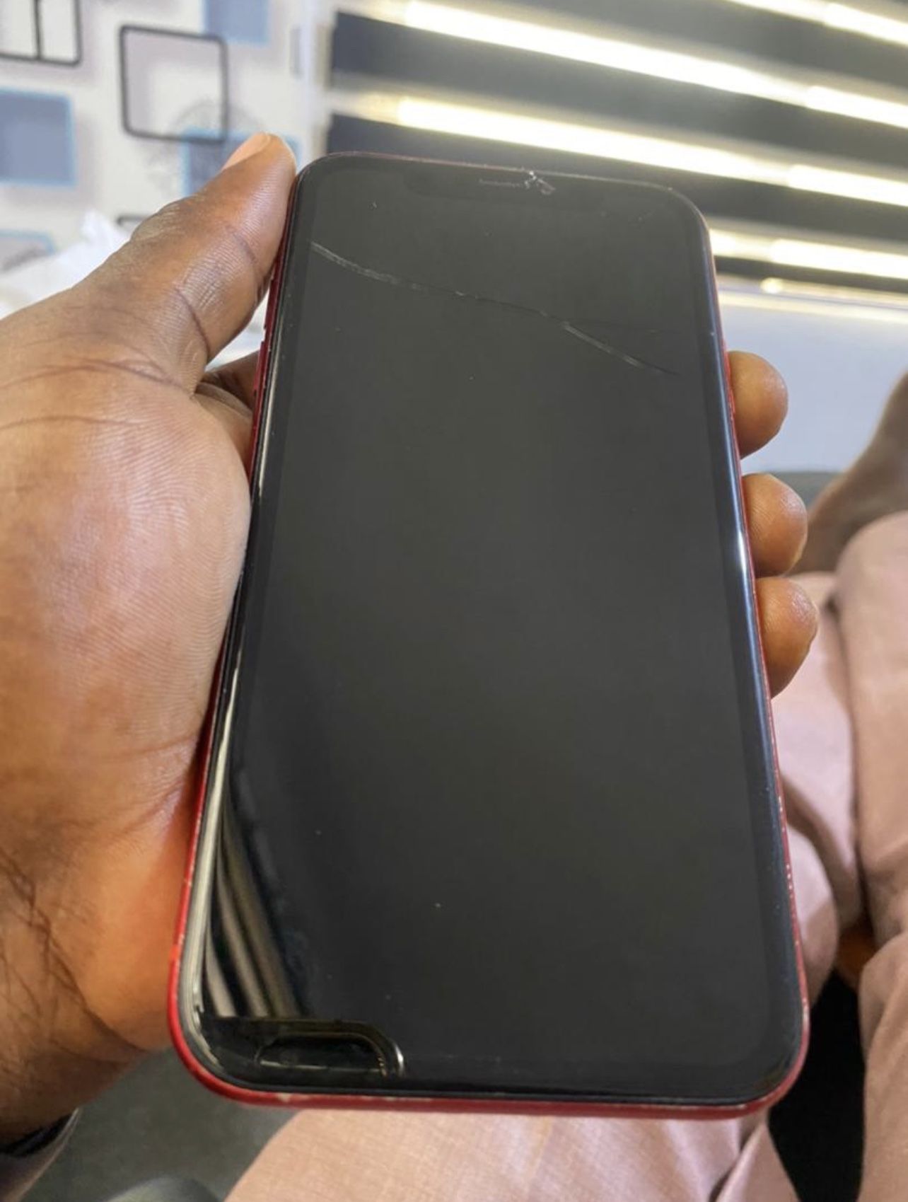 Black Glass Crack, Screen Glass Little Crack, Work Perfect