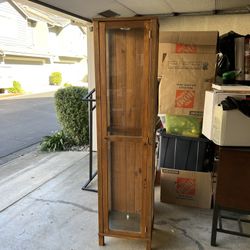 Glass display cabinet Great for a projects