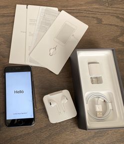 Apple iPhone 6s Sprint A1633 64GB Space Gray with Spigen Case