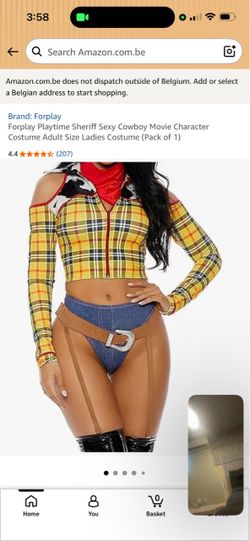 Forplay Sexy Cowboy Halloween Costume