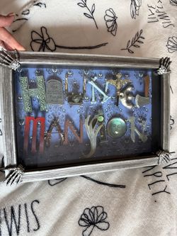 Haunted Mansion Shadow Box Framed Art