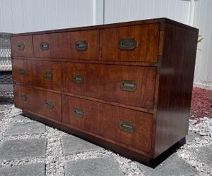 Vintage MCM Dixie Campaigner dresser