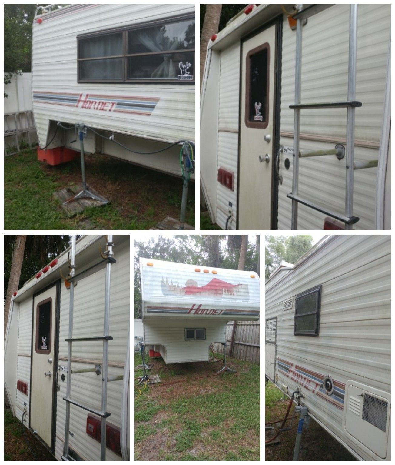 1992. HORNET SLIDE IN CAMPER. (14 FEET LONG) CASH ONLY....