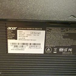 Acer Led Monitor 24 Inches 