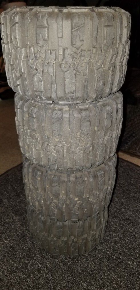 RC Car Tires.  Proline Belted Trenchers  Size 4.15x6.70  17mm Hex
