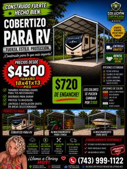 ¡Pedido cancelado! ¡Me debo ir! Cochera para vehículos recreativos