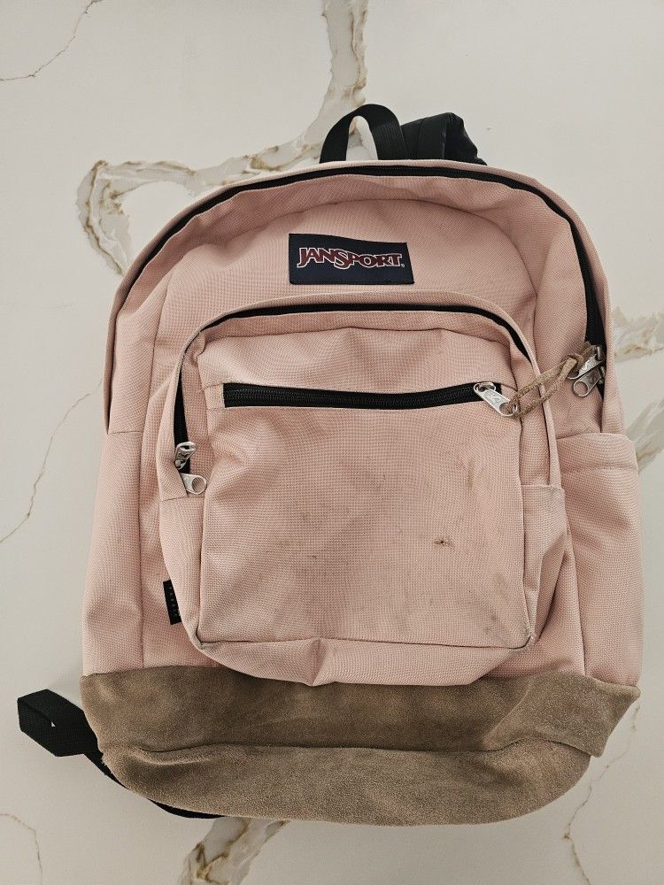 Pink Jansport Backpack