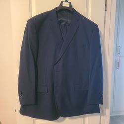 3 pieces suit Alain Dupetit navy blue