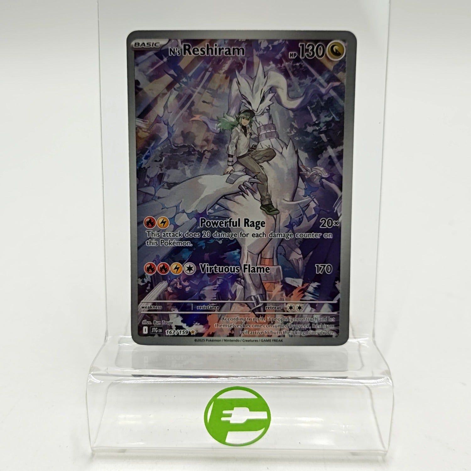 Pokémon TCG Journey Together N's Reshiram 167 English
