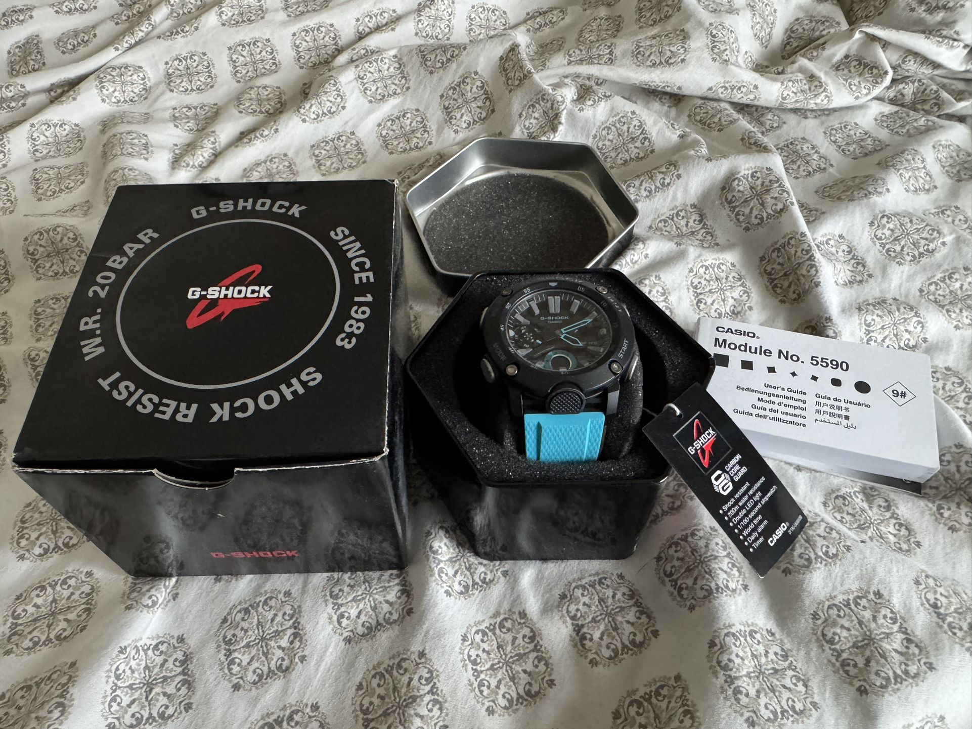 Brand New G Shock 5590 Blue Band