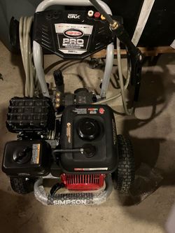 Simpson Pro Series 3500 PSI Gas Pressure Washer With A CRX 210CC Engine. Hardly Used(See & Click On Pictures)